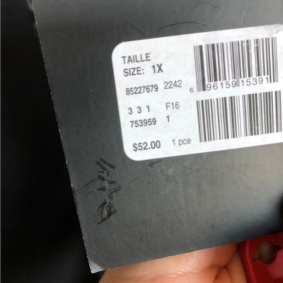 NWT Plus Size Black Mesh Back Cropped Jacket Blazer.  1X. - Picture 7 of 7